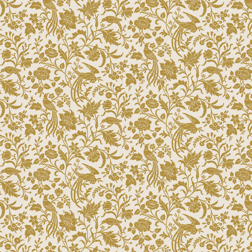 repeat pattern example of 2D-104-D wallpaper in Green, click to enlarge
