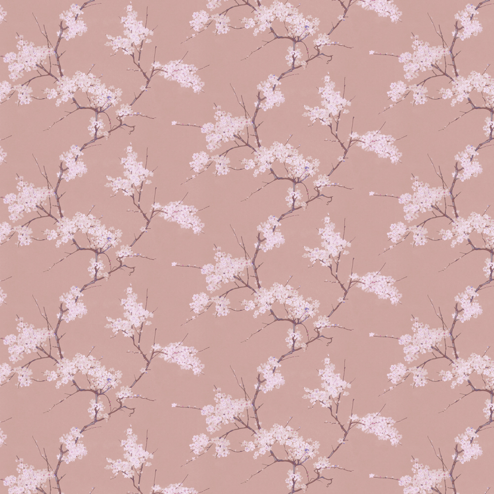 repeat pattern example of 2D-135-B wallpaper in Pink, click to enlarge