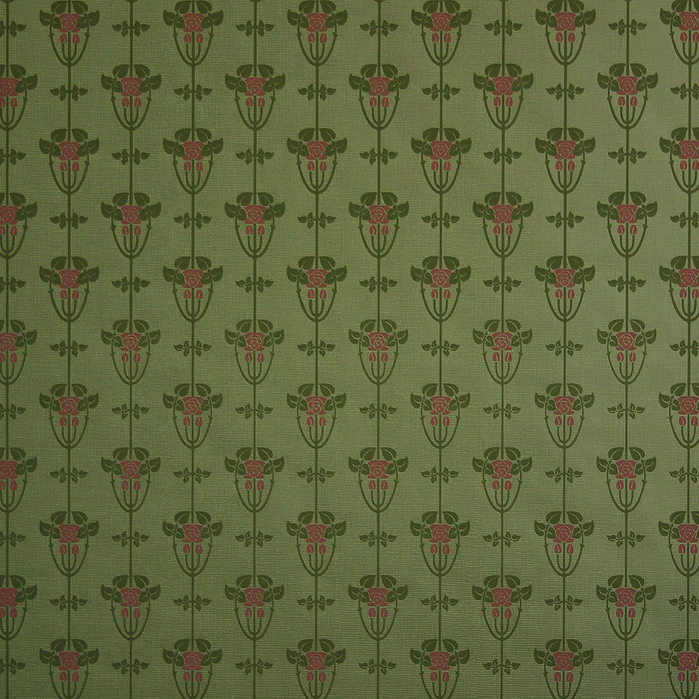 Alise - Forest Green wallpaper pattern