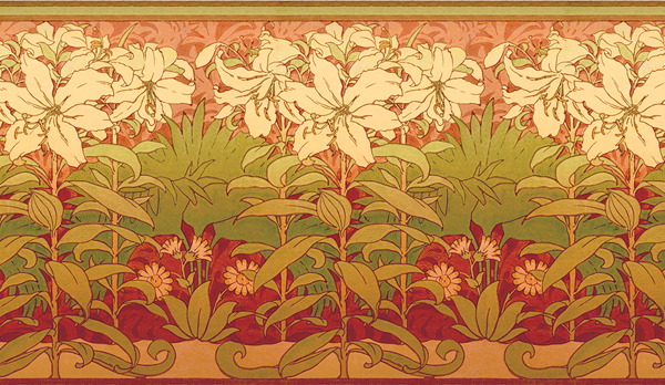 21-inch Lilies of the Field Frieze