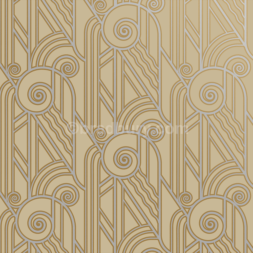 Volute - Oyster wallpaper pattern