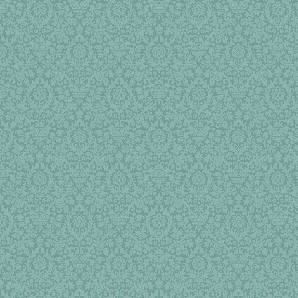 repeat pattern example of 3D-108-B wallpaper in Teal, click to enlarge