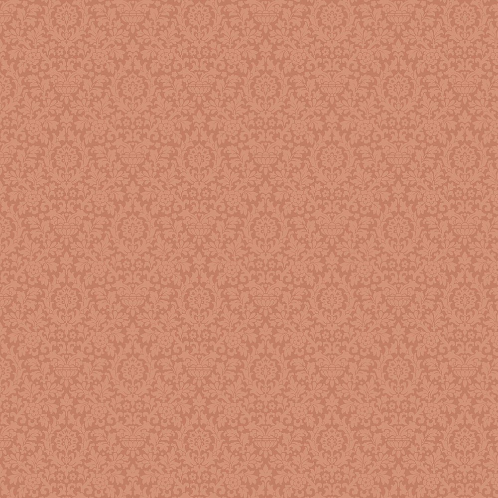 repeat pattern example of 3D-108-C wallpaper in Terra Cotta, click to enlarge