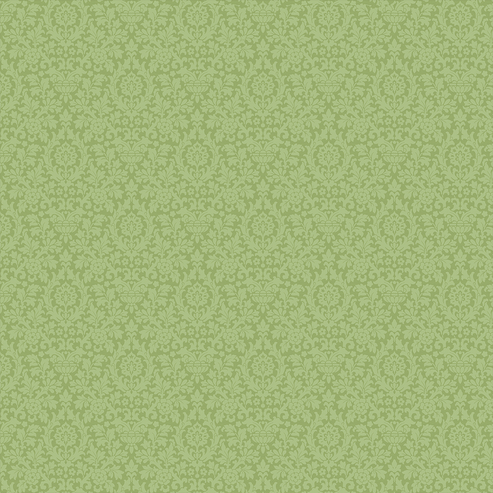 repeat pattern example of 3D-108-D wallpaper in Green, click to enlarge