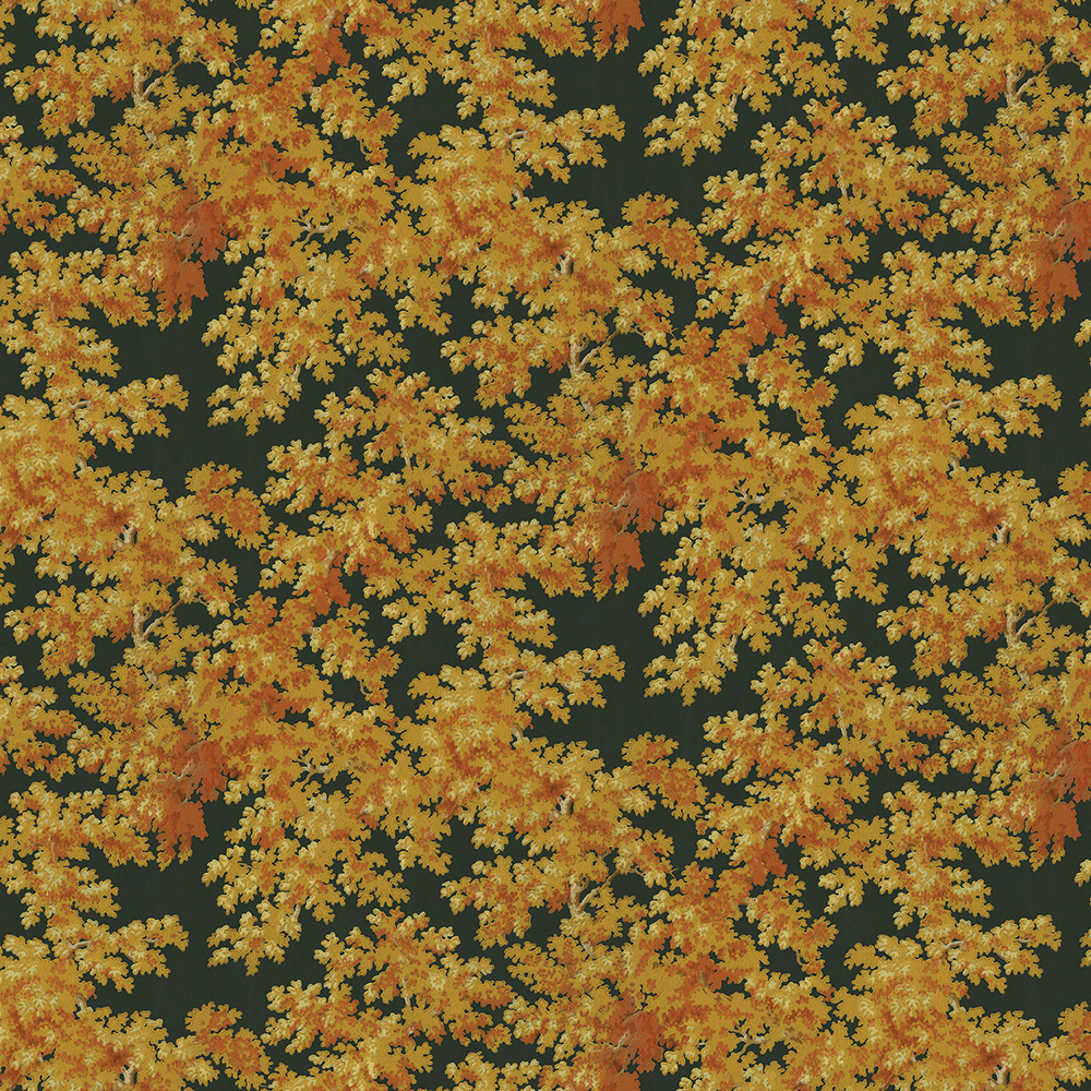 repeat pattern example of 3D-134-A wallpaper in Orange, click to enlarge