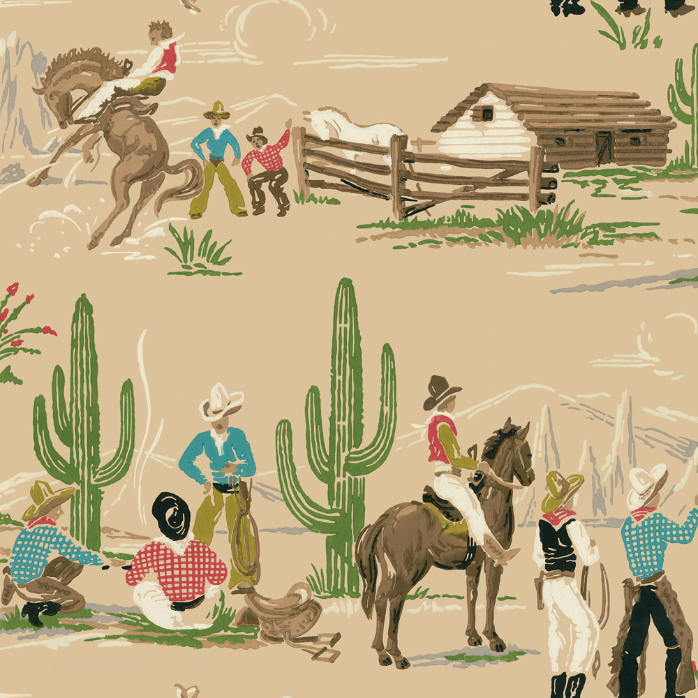 Cowboy's Life wallpaper pattern