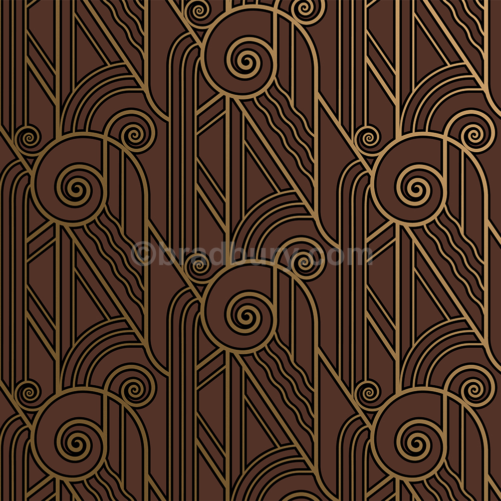 Volute - Sable wallpaper pattern